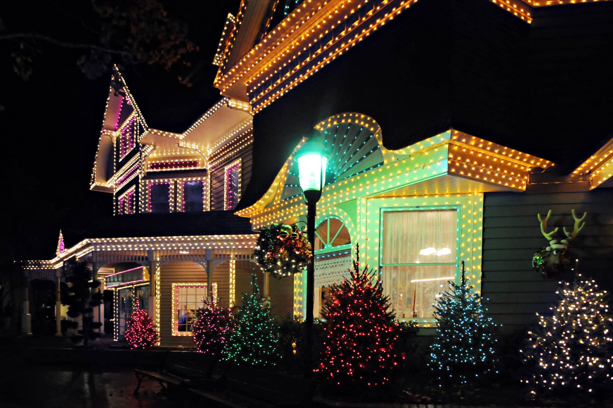 Outdoor Christmas Lighting Eatonton, GA